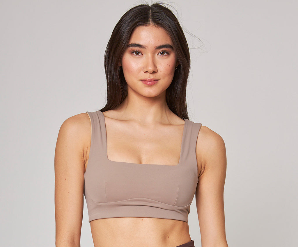 Vital Recycled Nylon Cropped Open Back Tank Top – MPG Sport Canada